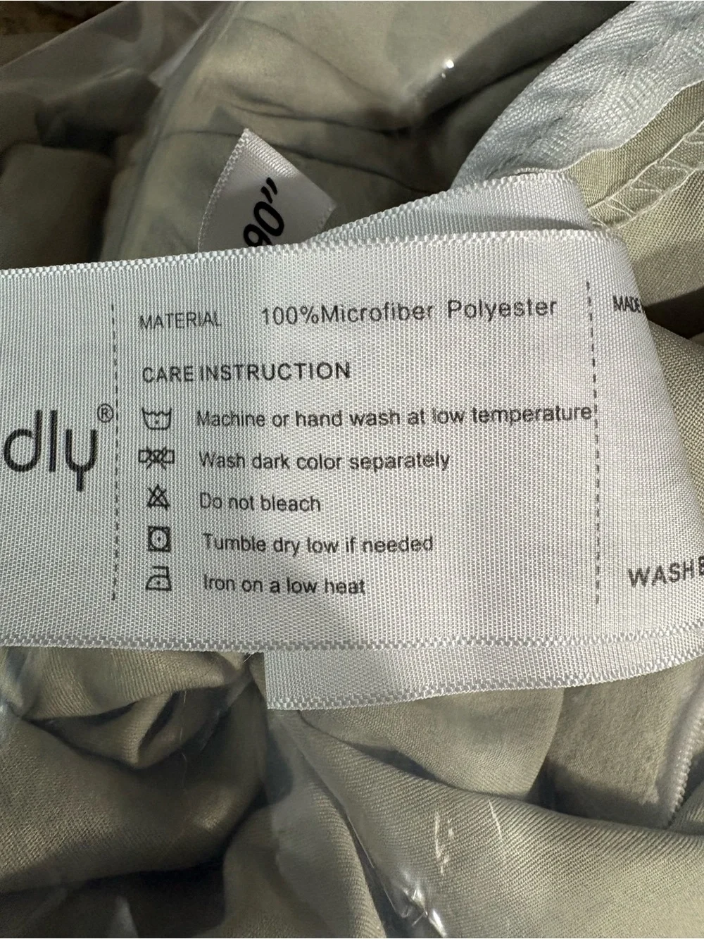 Mildly Green Microfiber Duvet Cover Set